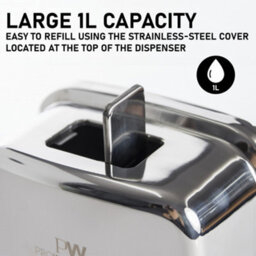 Pro-Kleen Pro-Washroom Manual Pump Soap Dispenser Stainless Steel Wall Mounted Large Commercial 1L - thumbnail 3