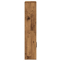 Berkfield Bookcase Old Wood 60X24X120 Cm Engineered Wood - thumbnail 5