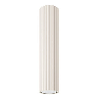 Luminosa Lighting Luminosa Karbon Minimalist Surface Mounted Ceiling Lamp 30 Beige - image 1
