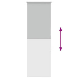 Walplus Light Grey Blackout Roller Blind 50X130 Cm, 45.7 Cm Fabric Width, Polyester - thumbnail 9