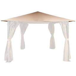 Glendale Garden & Leisure Replacement Canopy For Venice Gazebo - L250 X W250 Cm - Mocha - thumbnail 2