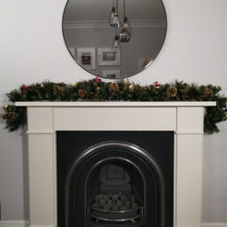 Samuel Alexander 180Cm (6Ft) Premier Gold Dressed Christmas Garland With Berries Pine Cones & Gold Baubles - thumbnail 8