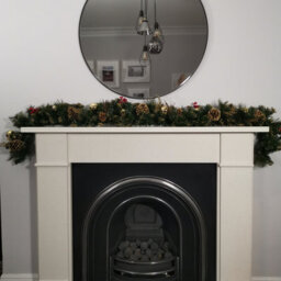 Samuel Alexander 180Cm (6Ft) Premier Gold Dressed Christmas Garland With Berries Pine Cones & Gold Baubles - thumbnail 9