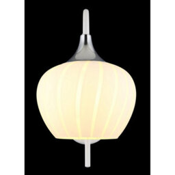 Luminosa Lighting Luminosa Maxy Dome Wall Lamp White Matt Opal Glass Shade 1X E27 - thumbnail 5