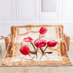 Gc Gaveno Cavailia Floral Weighted Blanket For Adult 200 X 240 Cm 2 Ply Sherpa Fleece Insomnia Stress Fleece Bed Throw Blanket 6Kg - thumbnail 2