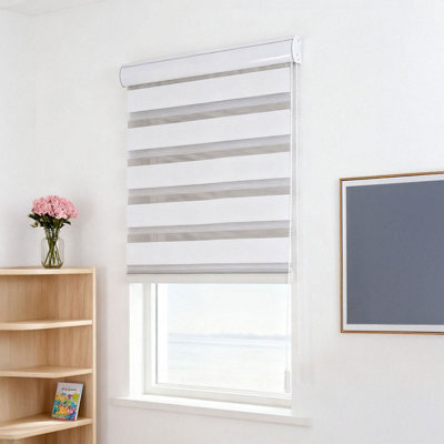Garden Sanctuary Day And Night Zebra Roller Shade Blind For Windows 45 X 150Cm - image 1