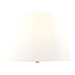 GoodHome Wenham Tripod Brushed Matt Cream Gold Effect Table Lamp - thumbnail 4