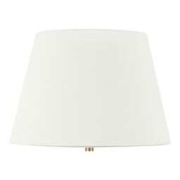 GoodHome Wenham Tripod Brushed Matt Cream Gold Effect Table Lamp - thumbnail 6
