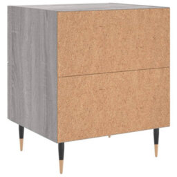 Berkfield Bedside Cabinet Grey Sonoma 40X35X47.5 Cm Engineered Wood - thumbnail 8