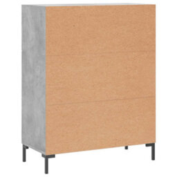 Berkfield Sideboard Concrete Grey 69.5X34X90 Cm Engineered Wood - thumbnail 8