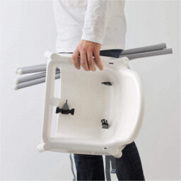 Design Group Adjustable 3-In-1 Baby Highchair Infant High Feeding Seat Toddler Table Chair Uk White - thumbnail 3