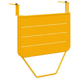 Berkfield Foldable Yellow Steel Hanging Balcony Table 60X40 Cm - thumbnail 5