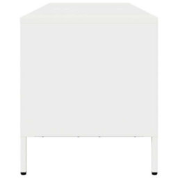 Berkfield Industrial Tv Cabinet White 135X39X43.5 Cm Cold-Rolled Steel - thumbnail 6