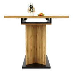 Matteo Modern Extendable Dining Table - Oak Effect, 120-160Cm - thumbnail 9