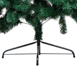 Berkfield Artificial Half Christmas Tree With Leds&ball Set Green 150 Cm - thumbnail 6