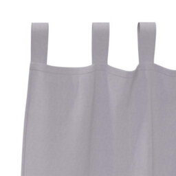 Berkfield Modern Curtains With Curtains 2 Pcs Metal Grey 245 X 140 Cm Polyester - thumbnail 5