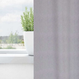 Berkfield Modern Curtains With Curtains 2 Pcs Metal Grey 245 X 140 Cm Polyester - thumbnail 3