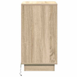Berkfield Bedside Cabinet With Led Sonoma Oak 39X34,5X65 Cm Engineered Wood - thumbnail 7
