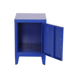 Sweeek - Blue Steel Bedside Table One Door Locker - thumbnail 3