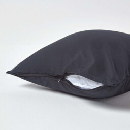 Homescapes Black Continental Egyptian Cotton Pillowcase 200 Tc, 40 X 40 Cm - thumbnail 3