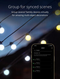 Twinkly Festoon App-Controlled Led Bulb Lights String With 20 Aww (Warm To Cool White) 10M Black Cable In/outdoor Smart Lights - thumbnail 5