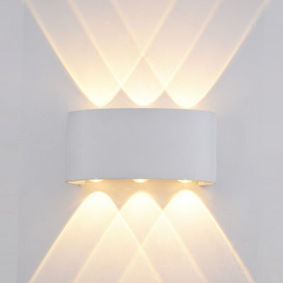 Luminosa Lighting Luminosa Ortelo Modern Outdoor Up Down Wall Lamp Led, - image 1
