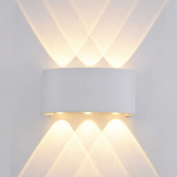 Luminosa Lighting Luminosa Ortelo Modern Outdoor Up Down Wall Lamp Led, - thumbnail 1