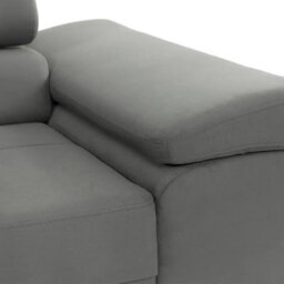 Torezio Armchair Adjustable Headrests Upholstered Freestanding Chipboard Frame Metal Legs 134X102X90Cm Cream - thumbnail 5