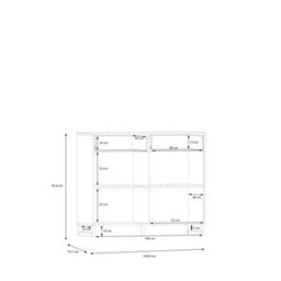 Furniture To Go Sali 2 Door  2 Drawer Chest In Sage Green - thumbnail 9