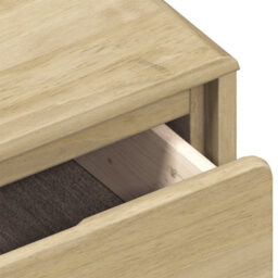 Berkfield Coffee Table Sauda Oak 99X55X45 Cm Solid Wood Pine - thumbnail 7