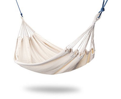 Primrose Ivory Outdoor Garden Double Hammock With Travel Bag & Fittings Included - image 1