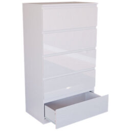 Lassic Vida Designs Glinton 5 Drawer Chest (100% Fsc), White - thumbnail 8