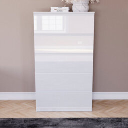 Lassic Vida Designs Glinton 5 Drawer Chest (100% Fsc), White - thumbnail 3