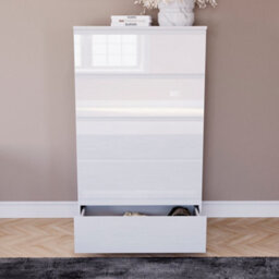 Lassic Vida Designs Glinton 5 Drawer Chest (100% Fsc), White - thumbnail 4