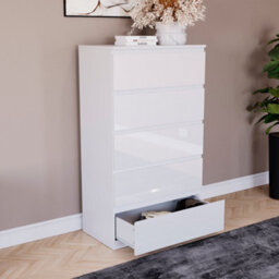 Lassic Vida Designs Glinton 5 Drawer Chest (100% Fsc), White - thumbnail 2
