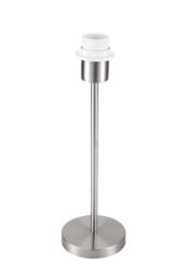GoodHome Guiterne Brushed Chrome Effect Table Lamp Base - thumbnail 4