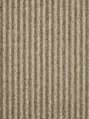 Mineral Pure Wool Loop Pile Carpet By Remland (Stripe Iron, 5M X 4M)