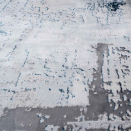 Loomed Silver Grey Blue Transitional Contemporary Abstract Living Area Rug 240X330Cm - thumbnail 4
