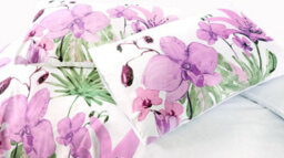 Kampala Hill Nightzone Lily Lilac Duvet Cover Set Super King Bedding Set With Pillowcases - thumbnail 2