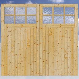 Green & Taylor Swinging Glazed Garage Door Pair, (H)2135mm (W)2135mm (T)44mm - thumbnail 5