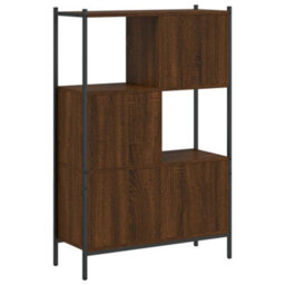 Berkfield Bookcase Brown Oak 72X28X109 Cm Engineered Wood - thumbnail 7