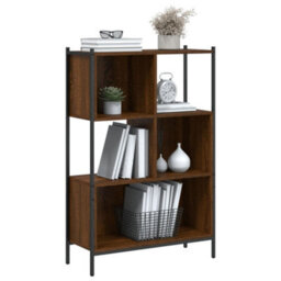 Berkfield Bookcase Brown Oak 72X28X109 Cm Engineered Wood - thumbnail 4