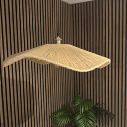 CGC Interiors Cgc Virelle Large 60Cm Hand Made Hemp String Easy Fit Lampshade - thumbnail 4