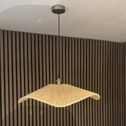 CGC Interiors Cgc Virelle Large 60Cm Hand Made Hemp String Easy Fit Lampshade - thumbnail 5