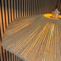 CGC Interiors Cgc Virelle Large 60Cm Hand Made Hemp String Easy Fit Lampshade - thumbnail 6