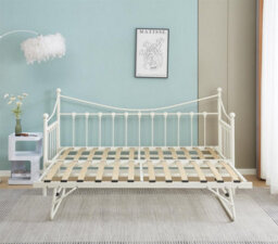 Kosy Koala Daybed Frame White ,3Ft Single Metal Bed For Bedroom Or Living Room - thumbnail 6