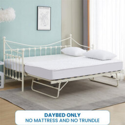 Kosy Koala Daybed Frame White ,3Ft Single Metal Bed For Bedroom Or Living Room - thumbnail 3