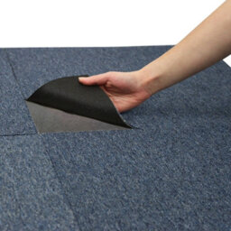 MonsterShop 40 X Carpet Tiles 10M2 Charcoal Black And Storm Blue - thumbnail 5