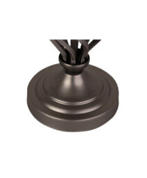 Lighting Supermarket Queenswood Traditional Barley Twist Table Lamp With Ivory String Shade - Pewter Grey - thumbnail 4