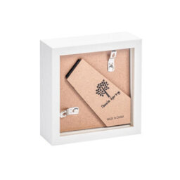 "Nicola Spring 4 X 4"" Photo Frames - Ivory Mount 3D Photo Frame Picture Frame Box Portrait Display Case & Spacer (12.5 X 12.5Cm) X2" - thumbnail 5